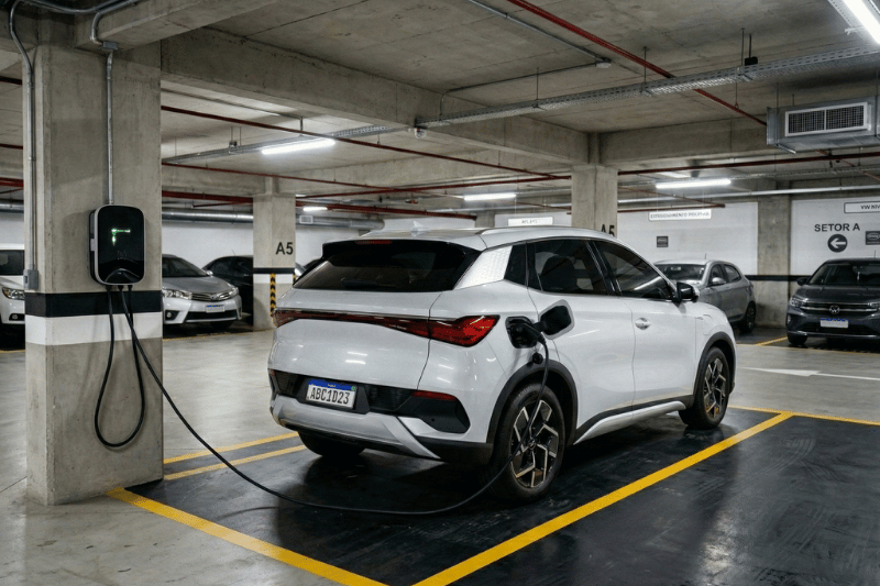 Instalação de carregadores em condomínios